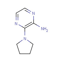 912773-12-7 2-AMINO-3-PYRROLIDIN-1-YLPYRAZINE chemical structure
