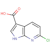 915140-96-4 6-chloro-1H-pyrrolo[2,3-b]pyridine-3-carboxylic acid chemical structure