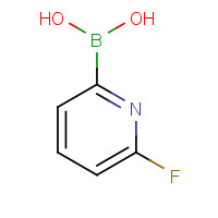916176-61-9 6-Fluoropyridine-2-boronic acid chemical structure