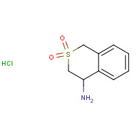 916420-33-2 3,4-dihydro-1H-S,S-Di-oxo-isothiochromen-4-amine hydrochloride chemical structure