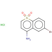916420-34-3 6-bromo-3,4-dihydro-2H-S,S-Di-oxo-thiochromen-4-amine hydrochloride chemical structure