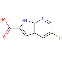920978-94-5 5-fluoro-1H-pyrrolo[2,3-b]pyridine-2-carboxylic acid chemical structure