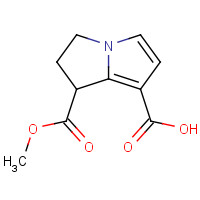 92992-17-1 7-(methoxycarbonyl)-6,7-dihydro-5-Hpyrrolizine-1-carboxylic acid chemical structure