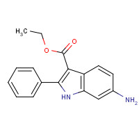 945655-38-9 ETHYL 6-AMINO-2-PHENYL-1H-INDOLE-3-CARBOXYLATE chemical structure