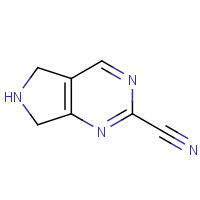 947305-16-0 6,7-dihydro-5H-pyrrolo[3,4-d]pyrimidine-2-carbonitrile chemical structure