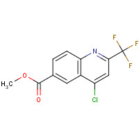 958332-63-3 methyl 4-chloro-2-(trifluoromethyl)quinoline-6-carboxylate chemical structure