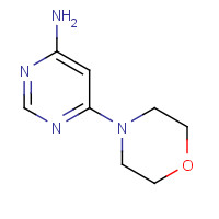 96225-80-8 4-AMINO-6-MORPHOLINOPYRIMIDINE chemical structure