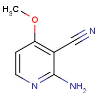 98651-70-8 2-amino-4-methoxypyridine-3-carbonitrile chemical structure