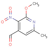 221349-79-7 2-METHOXY-6-METHYL-3-NITROPYRIDINE-4-CARBOXALDEHYDE chemical structure