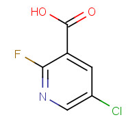 884494-57-9 5-CHLORO-2-FLUORONICOTINIC ACID chemical structure