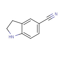15861-23-1 5-CYANO-2,3-DIHYDRO-1H-INDOLE chemical structure
