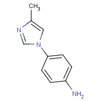 102791-87-7 4-(4-Methyl-1H-imidazol-1-yl)benzenamine chemical structure