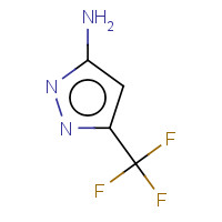 1028843-19-7 5-TRIFLUOROMETHYL-2H-PYRAZOL-3-YLAMINE chemical structure