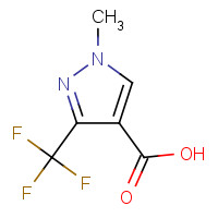 113100-53-1 1-METHYL-3-(TRIFLUOROMETHYL)-1H-PYRAZOLE-4-CARBOXYLIC ACID chemical structure