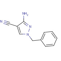 122800-01-5 3-AMINO-1-BENZYL-1H-PYRAZOLE-4-CARBONITRILE chemical structure