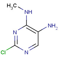 17587-95-0 2-chloro-N4-methylpyrimidine-4,5-diamine chemical structure