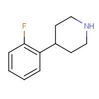 180161-17-5 4-(2-FLUOROPHENYL)PIPERIDINE chemical structure