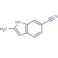 18871-10-8 Indole-6-carbonitrile,2-methyl- chemical structure