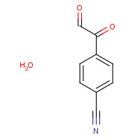 19010-28-7 4-CYANOPHENYLGLYOXAL HYDRATE chemical structure