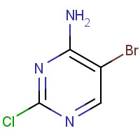 205672-25-9 4-Amino-5-bromo-2-chloropyrimidine chemical structure