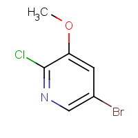286947-03-3 5-BROMO-2-CHLORO-3-METHOXYPYRIDINE chemical structure