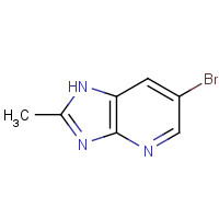 42869-47-6 6-BROMO-2-METHYL-4H-IMIDAZO[4,5-B]PYRIDINE chemical structure