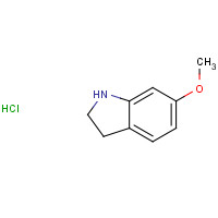 4770-41-6 6-METHOXY-2,3-DIHYDRO-1H-INDOLE HYDROCHLORIDE chemical structure