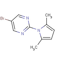 478258-81-0 5-BROMO-2-(2,5-DIMETHYL-1H-PYRROL-1-YL)PYRIMIDINE chemical structure