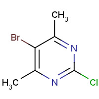4786-72-5 5-Bromo-2-chloro-4,6-dimethylpyrimidine chemical structure