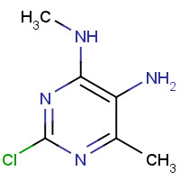 5176-95-4 2-Chloro-N4,6-dimethylpyrimidine-4,5-diamine chemical structure