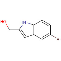 53590-48-0 (5-BROMO-1H-INDOL-2-YL)METHANOL chemical structure