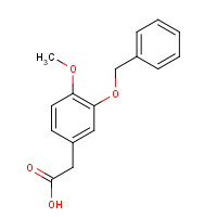 5487-33-2 Benzeneacetic.acid,4-methoxy-3-(phenylmethoxy)- chemical structure