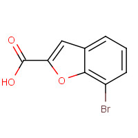 550998-59-9 7-BROMO-1-BENZOFURAN-2-CARBOXYLICACID chemical structure
