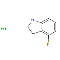 552866-98-5 4-FLUORO-2,3-DIHYDRO-1H-INDOLE HYDROCHLORIDE chemical structure