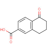 57678-46-3 5-OXO-5,6,7,8-TETRAHYDRONAPHTHALENE-2-CARBOXYLIC ACID chemical structure