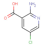 58584-92-2 2-Amino-5-chloropyridine-3-carboxylic acid chemical structure