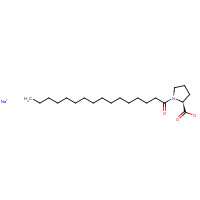 58725-33-0 Sodium 1-palmitoyl-L-prolinate chemical structure