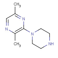 59215-42-8 2,5-dimethyl-3-piperazin-1-ylpyrazine chemical structure