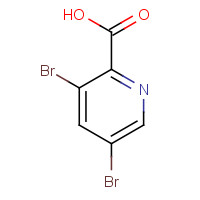 61830-40-8 3,5-DIBROMOPICOLINIC ACID chemical structure