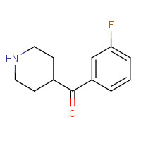 639468-63-6 4-(3-FLUOROBENZOYL)PIPERIDINE chemical structure