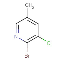 65550-81-4 2-BROMO-3-CHLORO-5-PICOLINE chemical structure