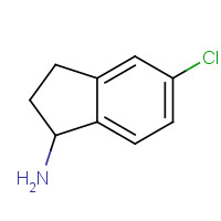 67120-39-2 1H-INDEN-1-AMINE,5-CHLORO-2,3-DIHYDRO- chemical structure