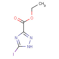 774608-90-1 5-IODO-1H-1,2,4-TRIAZOLE-3-CARBOXYLIC ACID ETHYL ESTER chemical structure