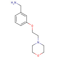 857284-08-3 [3-(2-MORPHOLINOETHOXY)PHENYL]METHYLAMINE chemical structure