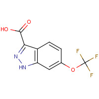 869782-97-8 6-TRIFLUOROMETHOXY-3-INDAZOLECARBOXYLIC ACID chemical structure