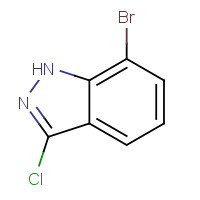 885271-75-0 7-BROMO-3-CHLORO-1H-INDAZOLE chemical structure