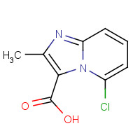 885275-55-8 5-CHLORO-2-METHYL-IMIDAZO[1,2-A]PYRIDINE-3-CARBOXYLIC ACID chemical structure