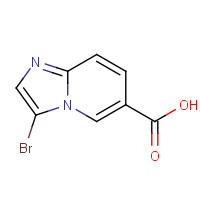 886362-00-1 3-BROMOIMIDAZO[1,2-A]PYRIDINE-6-CARBOXYLIC ACID chemical structure