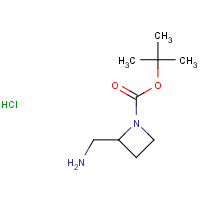 887626-82-6 2-AMINOMETHYL-AZETIDINE-1-CARBOXYLIC ACID TERT-BUTYL ESTER HYDROCHLORIDE chemical structure