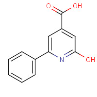 91493-43-5 2-HYDROXY-6-PHENYLPYRIDINE-4-CARBOXYLIC ACID chemical structure